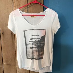 Hollister White shirt sleeve